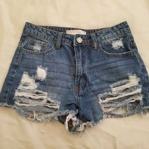 NBW Low Rise Denim Shorts